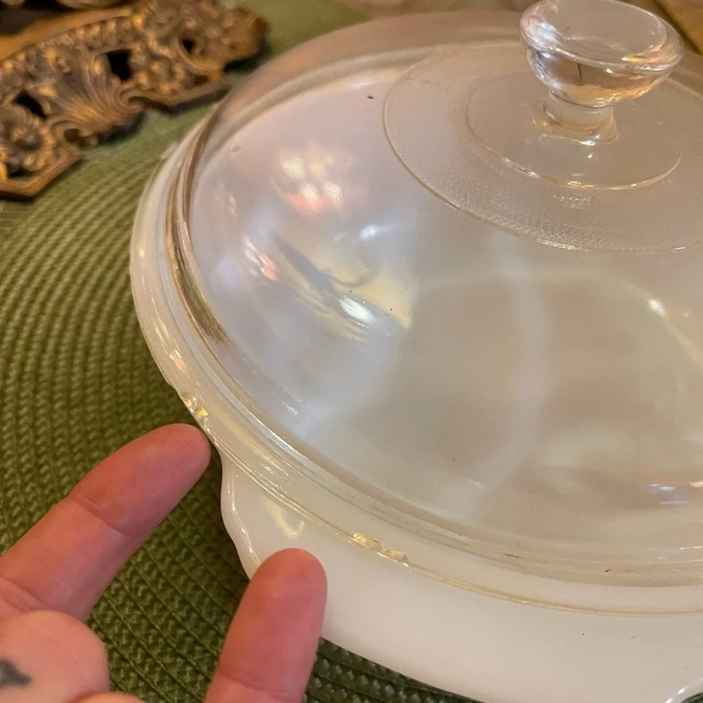 Vintage Fire King Dish Set 407 Fire King Glassbake Dish Vintage Casserole Dish